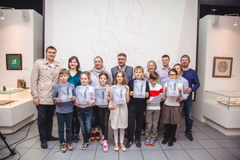 Graduation of the children’s group at the National School of Calligraphy
