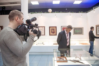 В Современном музее каллиграфии прошли съемки передачи для телеканала «Культура»