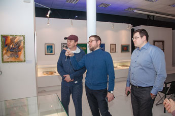 Марат Башаров посетил Современный музей каллиграфии