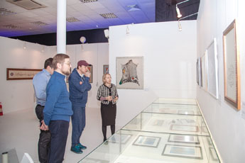 Марат Башаров посетил Современный музей каллиграфии