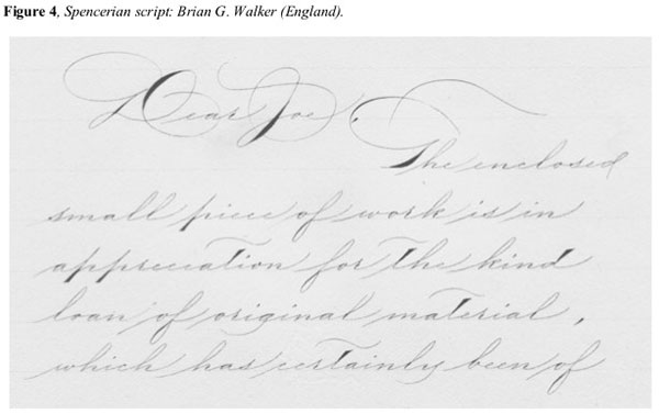 Copperplate, (called Écriture Anglaise (English Roundhand) or simply  Anglaise by the French, an…