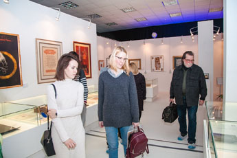Lecture for the students of N.E. Bauman Moscow State Technical University in the Contemporary Museum of calligraphy 