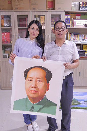 Встреча представителей музея с каллиграфами из Гуанчжоу