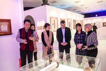 Guests from China visited Contemporary Museum of Calligraphy
