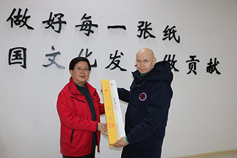 Factory Manager, Mr. Hu Wenjun gave a cordial welcome to the guests from far-off Moscow