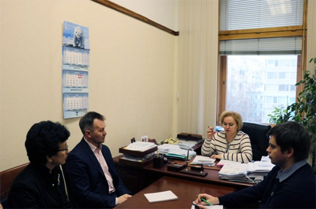 Museum team meets with Lyubov Dukhanina in State Duma