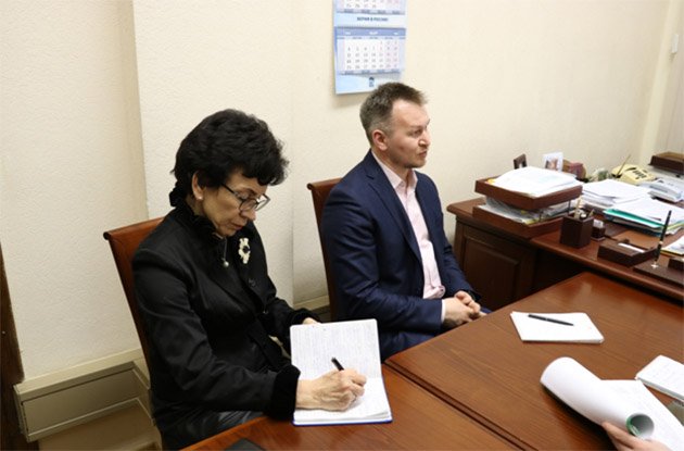 Museum team meets with Lyubov Dukhanina in State Duma