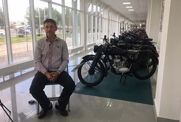 Expedition visits Kovrov Museum of Motorcycles