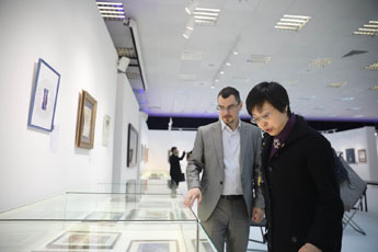 Shanghai delegation visited Contemporary Museum of Calligraphy