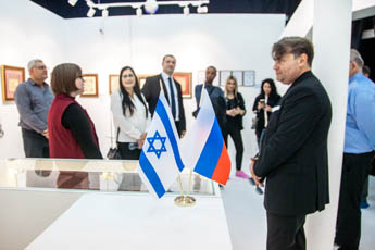 The Israeli delegation visited Sokolniki Exhibition and Convention Center and the Contemporary Museum of Calligraphy