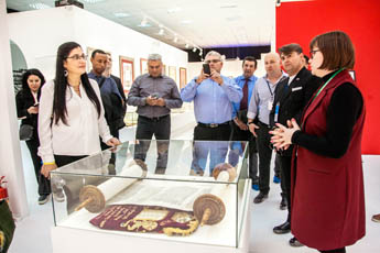 The Israeli delegation visited Sokolniki Exhibition and Convention Center and the Contemporary Museum of Calligraphy