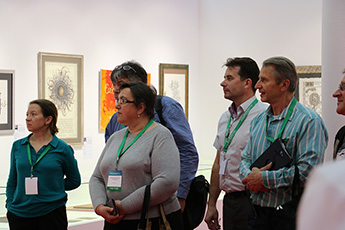 Сотрудники частных музеев посетили Современный музей каллиграфии