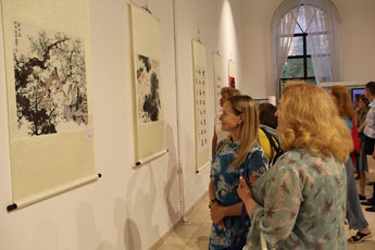 Exhibition of Chinese calligraphy and painting in Moscow