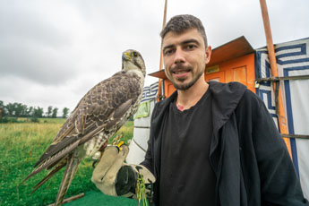 On the first day the expedition visited the Museum of Falconry in Mytishchi area