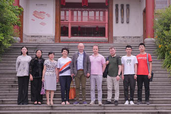 Team of Contemporary Museum of Calligraphy visited guqin factory on July 10, 2019