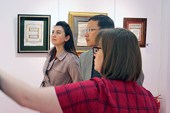 Leaders of Moscow Federation of Go visited the Sokolniki Exhibition and Convention Center  and the Contemporary Museum of Calligraphy