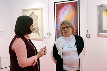 Доктор искусствоведения, профессор Вера Георгиевна Белозерова посетила Современный музей каллиграфии