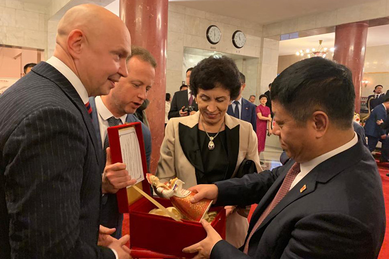 Торжественный прием в посольстве КНР по случаю 70-летия образования Китайской Народной Республики