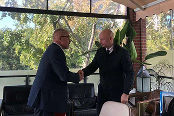 Alexey Shaburov met with Consul General of Russia in Shanghai