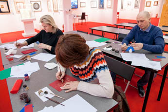 新年速成班在现代书法博物馆举办