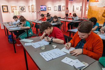 Excursions for schoolchildren continue at the Museum of World Calligraphy