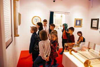 Students  of Moscow schools are very interested in visiting the World Calligraphy Museum 