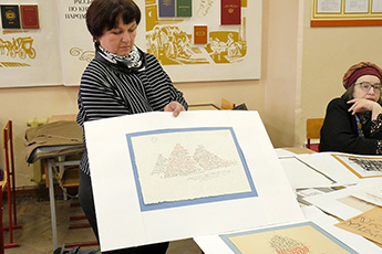 Директор Музея мировой каллиграфии Алексей Шабуров встретился с рязанскими художниками