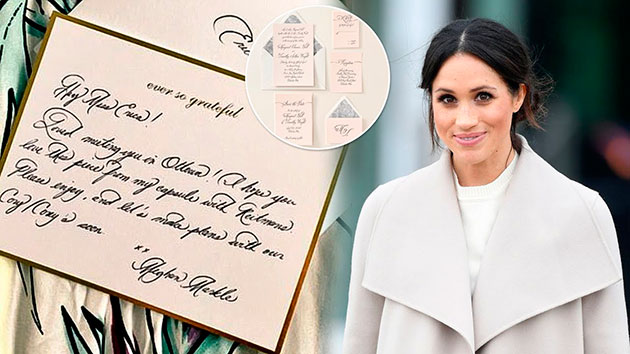 Meghan Markle calligraphy: Where did Meghan learn calligraphy?