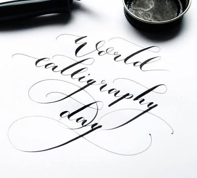 Today is the World Calligraphy Day