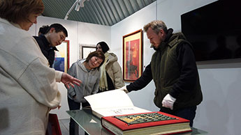 В Музее мировой каллиграфии прошла экскурсия для сотрудников Окского биосферного заповедника и Министерства природных ресурсов России