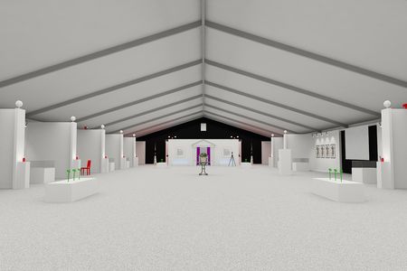 Layout of the main pavilion of the III International Exhibition of Calligraphy is approved