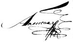 Подпись Императора Александра I