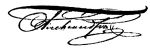 Подпись Императора Александра II